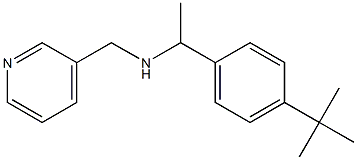 [1-(4-tert-butylphenyl)ethyl](pyridin-3-ylmethyl)amine 结构式