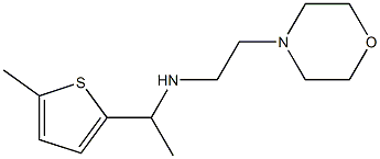 [1-(5-methylthiophen-2-yl)ethyl][2-(morpholin-4-yl)ethyl]amine 结构式