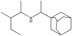 [1-(adamantan-1-yl)ethyl](3-methylpentan-2-yl)amine 结构式