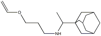 [1-(adamantan-1-yl)ethyl][3-(ethenyloxy)propyl]amine 结构式