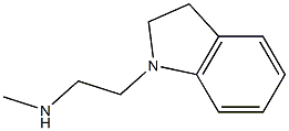 [2-(2,3-dihydro-1H-indol-1-yl)ethyl](methyl)amine 结构式