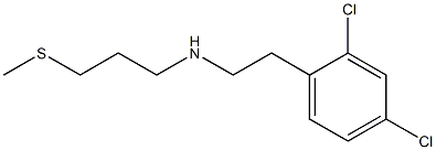 [2-(2,4-dichlorophenyl)ethyl][3-(methylsulfanyl)propyl]amine 结构式