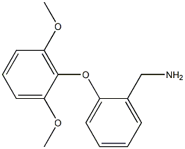 [2-(2,6-dimethoxyphenoxy)phenyl]methanamine 结构式
