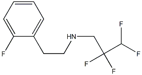 [2-(2-fluorophenyl)ethyl](2,2,3,3-tetrafluoropropyl)amine 结构式