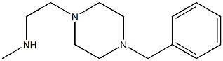 [2-(4-benzylpiperazin-1-yl)ethyl](methyl)amine 结构式