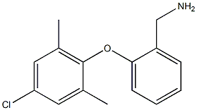 [2-(4-chloro-2,6-dimethylphenoxy)phenyl]methanamine 结构式