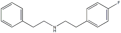 [2-(4-fluorophenyl)ethyl](2-phenylethyl)amine 结构式