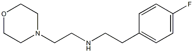 [2-(4-fluorophenyl)ethyl][2-(morpholin-4-yl)ethyl]amine 结构式