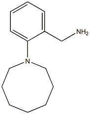 [2-(azocan-1-yl)phenyl]methanamine 结构式