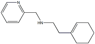 [2-(cyclohex-1-en-1-yl)ethyl](pyridin-2-ylmethyl)amine 结构式