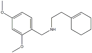 [2-(cyclohex-1-en-1-yl)ethyl][(2,4-dimethoxyphenyl)methyl]amine 结构式