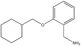 [2-(cyclohexylmethoxy)phenyl]methanamine 结构式