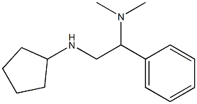 [2-(cyclopentylamino)-1-phenylethyl]dimethylamine 结构式