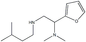 [2-(dimethylamino)-2-(furan-2-yl)ethyl](3-methylbutyl)amine 结构式