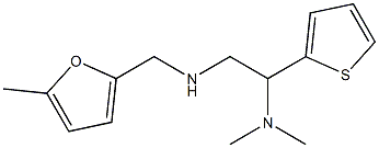 [2-(dimethylamino)-2-(thiophen-2-yl)ethyl][(5-methylfuran-2-yl)methyl]amine 结构式