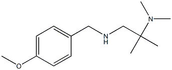 [2-(dimethylamino)-2-methylpropyl][(4-methoxyphenyl)methyl]amine 结构式