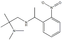 [2-(dimethylamino)-2-methylpropyl][1-(2-nitrophenyl)ethyl]amine 结构式