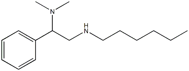 [2-(dimethylamino)-2-phenylethyl](hexyl)amine 结构式