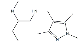 [2-(dimethylamino)-3-methylbutyl][(1,3,5-trimethyl-1H-pyrazol-4-yl)methyl]amine 结构式