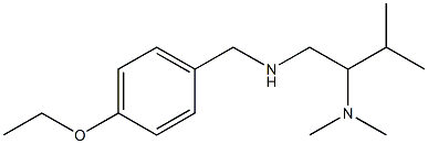 [2-(dimethylamino)-3-methylbutyl][(4-ethoxyphenyl)methyl]amine 结构式