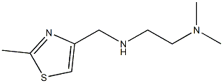 [2-(dimethylamino)ethyl][(2-methyl-1,3-thiazol-4-yl)methyl]amine 结构式