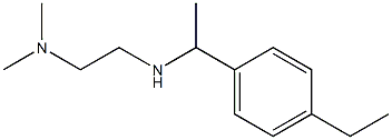 [2-(dimethylamino)ethyl][1-(4-ethylphenyl)ethyl]amine 结构式