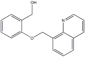 [2-(quinolin-8-ylmethoxy)phenyl]methanol 结构式