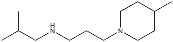 [3-(4-methylpiperidin-1-yl)propyl](2-methylpropyl)amine 结构式