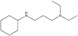 [3-(cyclohexylamino)propyl]diethylamine 结构式