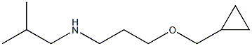 [3-(cyclopropylmethoxy)propyl](2-methylpropyl)amine 结构式