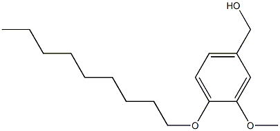 [3-methoxy-4-(nonyloxy)phenyl]methanol 结构式