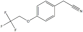 [4-(2,2,2-trifluoroethoxy)phenyl]acetonitrile 结构式