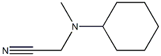 [cyclohexyl(methyl)amino]acetonitrile 结构式