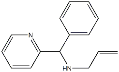 [phenyl(pyridin-2-yl)methyl](prop-2-en-1-yl)amine 结构式
