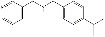 {[4-(propan-2-yl)phenyl]methyl}(pyridin-3-ylmethyl)amine 结构式