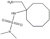 {1-[(dimethylsulfamoyl)amino]cyclooctyl}methanamine 结构式