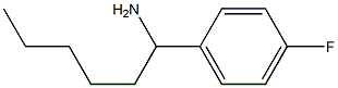1-(4-fluorophenyl)hexan-1-amine 结构式