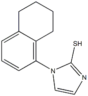 1-(5,6,7,8-tetrahydronaphthalen-1-yl)-1H-imidazole-2-thiol 结构式