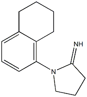 1-(5,6,7,8-tetrahydronaphthalen-1-yl)pyrrolidin-2-imine 结构式