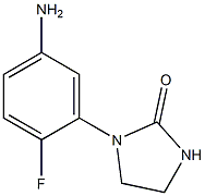 1-(5-amino-2-fluorophenyl)imidazolidin-2-one 结构式