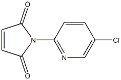 1-(5-chloropyridin-2-yl)-2,5-dihydro-1H-pyrrole-2,5-dione 结构式