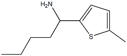 1-(5-methylthiophen-2-yl)pentan-1-amine 结构式