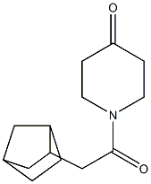 1-(bicyclo[2.2.1]hept-2-ylacetyl)piperidin-4-one 结构式