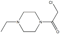 1-(chloroacetyl)-4-ethylpiperazine 结构式