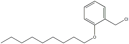 1-(氯甲基)-2-(壬氧基)苯 结构式