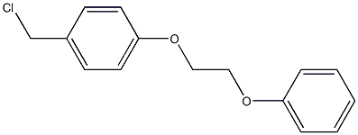 1-(chloromethyl)-4-(2-phenoxyethoxy)benzene 结构式