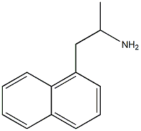 1-(naphthalen-1-yl)propan-2-amine 结构式