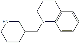 1-(piperidin-3-ylmethyl)-1,2,3,4-tetrahydroquinoline 结构式