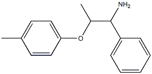 1-[(1-amino-1-phenylpropan-2-yl)oxy]-4-methylbenzene 结构式