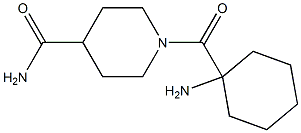 1-[(1-aminocyclohexyl)carbonyl]piperidine-4-carboxamide 结构式